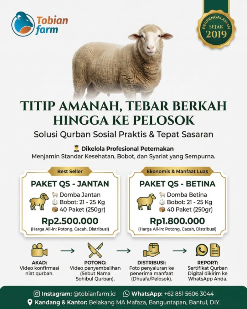Solusi Qurban Sosial Praktis: Titip Amanah & Tebar Berkah Hingga Pelosok